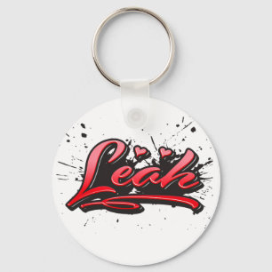 Lee red Heart Graffiti Vollstrecker Schlüsselanhänger