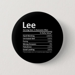 Lee Rition Lustiger Geburtstag Personalisiertes Na Button
