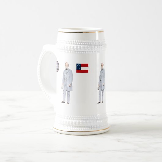 LEE ROBERTS E. BIERGLAS (Vorderseite Links)