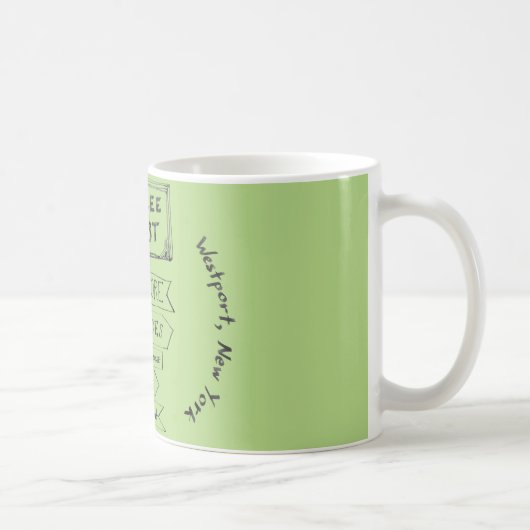 Lee Trust 50-jähriges Jubiläum Blassgrüne Tasse (Rechts)
