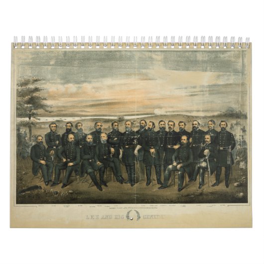 Lee und sein General von Americus Patterson (1904) Kalender (Titelbild)