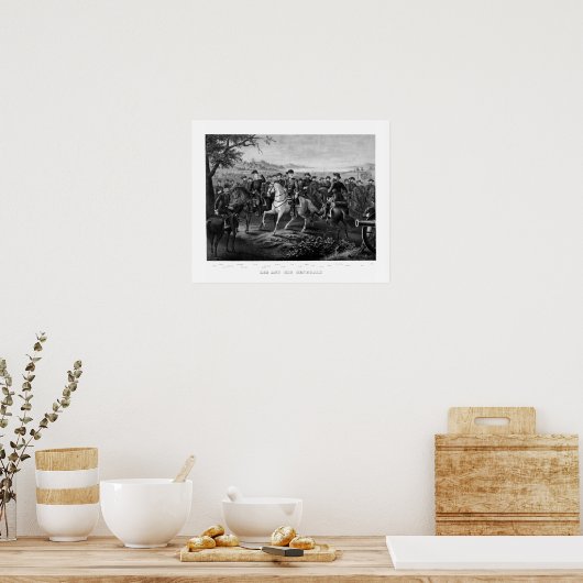 Lee und seine Generäle Poster (Küche)