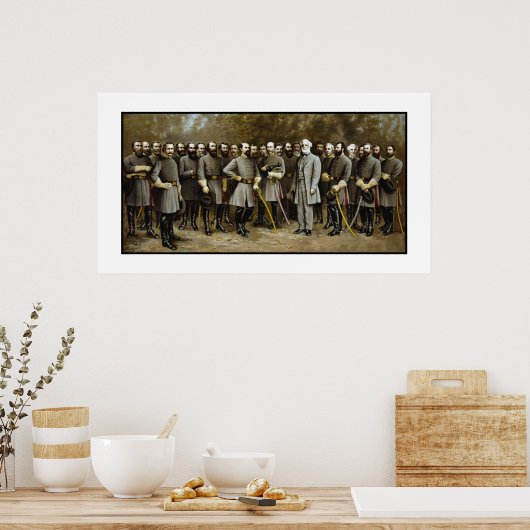 Lee und seine Generäle Poster (Küche)