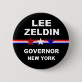 Lee Zeldin Gouverneur von New York 2022 Button (Vorderseite)