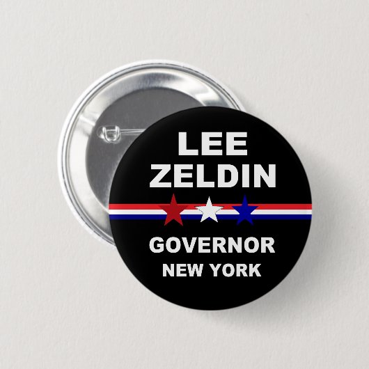 Lee Zeldin Gouverneur von New York 2022 Button (Vorne & Hinten)