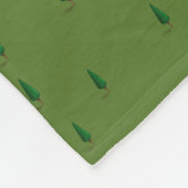 Leech Lake Reisekarte Fleecedecke (Ecke)