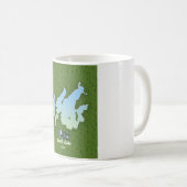 Leech Lake Travel Map Kaffeetasse (VorderseiteRechts)