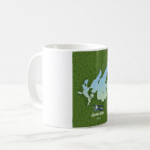 Leech Lake Travel Map Kaffeetasse (Vorderseite Links)
