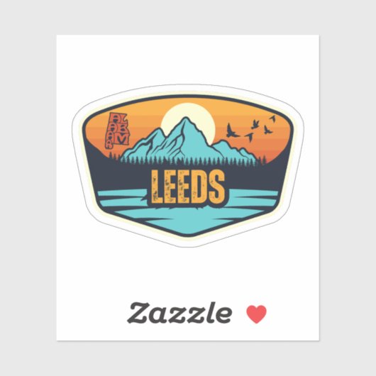 Leeds, Alabama Aufkleber (Blatt)