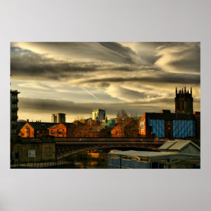Leeds-Brücke Poster