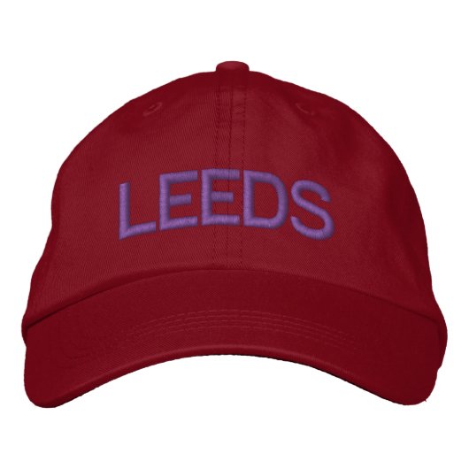Leeds Cap Bestickte Kappe (Vorderseite)