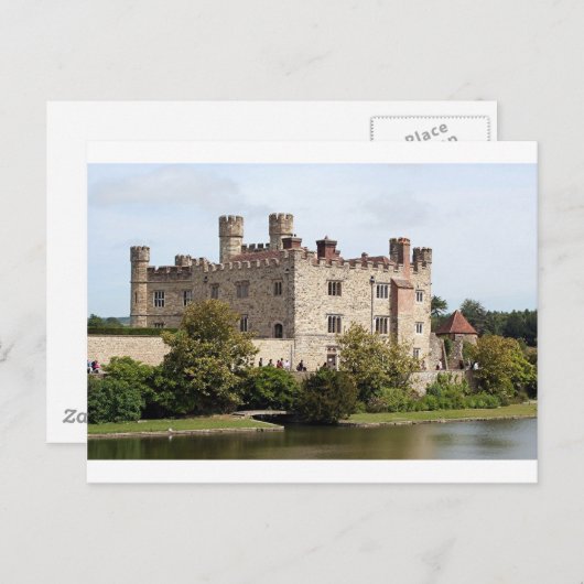 Leeds Castle, England, Großbritannien Postkarte (Vorne/Hinten)