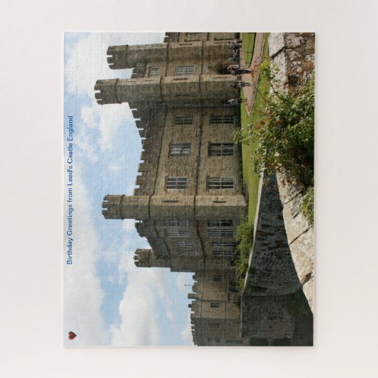 Leed's Castle England Jigsaw Puzzle (Vertikal)