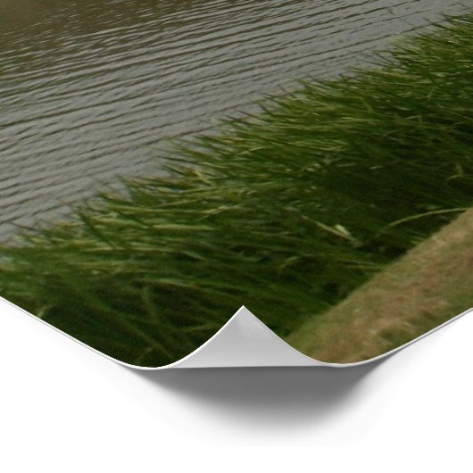 Leeds Castle in England Poster (Ecke)