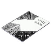 Leeds City Spiral Foto Notebook Notizblock (Linke Seite)