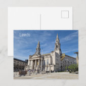 Leeds Civic Hall Postkarte (Vorne/Hinten)