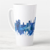 Leeds England Skyline Blue Milchtasse (Linke Ecke)