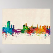 Leeds England Skyline Poster (Vorne)