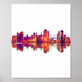 Leeds England Skyline Poster (Vorne)