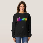 Leeds England Skyline Wolkenkratzer Sweatshirt (Vorne ganz)
