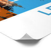 Leeds England Travel Print Poster (Ecke)