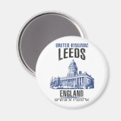 Leeds Magnet (Vorderseite/Rückseite)