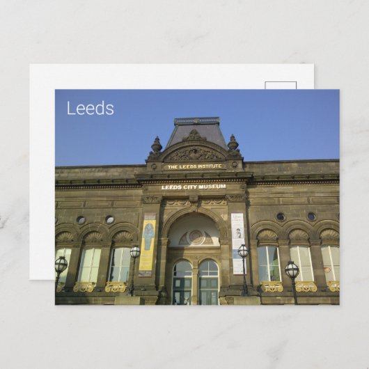 Leeds Postkarte (Vorne/Hinten)