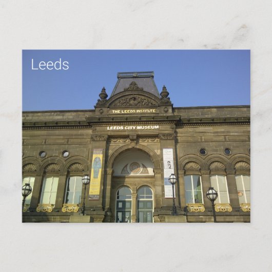 Leeds Postkarte (Vorderseite)