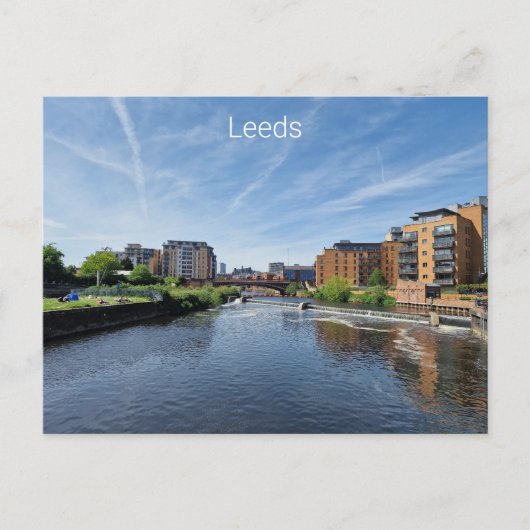 Leeds Postkarte (Vorderseite)