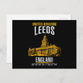 Leeds Postkarte (Vorne/Hinten)