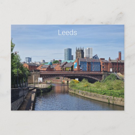 Leeds Postkarte (Vorderseite)