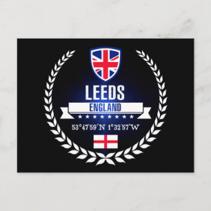 Leeds Postkarte