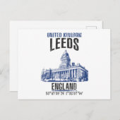 Leeds Postkarte (Vorne/Hinten)