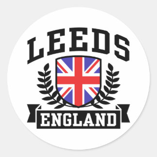 Leeds Runder Aufkleber