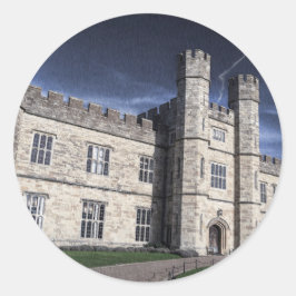 Leeds-Schloss Runder Aufkleber