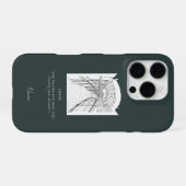 Leeds Tone Sketch iPhone Case Hülle (Rückseite (Horizontal))