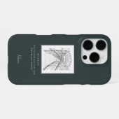 Leeds Tone Sketch iPhone Case Hülle (Rückseite (Horizontal))