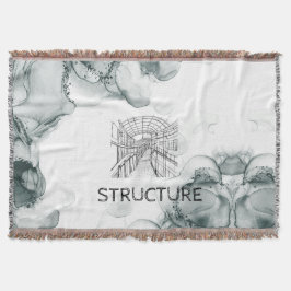 Leeds Tone Watercolor Blanket Decke