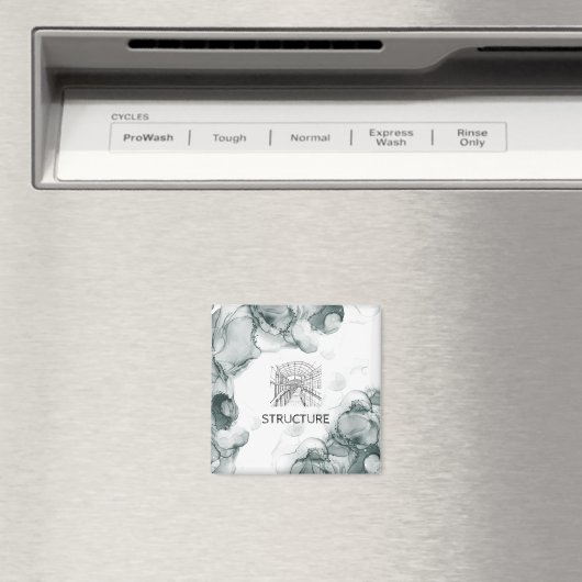 Leeds Tone Watercolor Magnet (In Situ (Geschirrspüler))