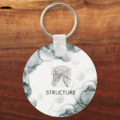 Leeds Tone Watercolor Schlüsselanhänger (Vorderseite)