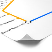 Leeds Tube Poster (Ecke)