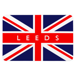 Leeds UK Flag Magnet