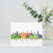 LEEDS, UK SKYLINE POSTKARTE (Stehend Vorderseite)
