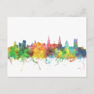 LEEDS, UK SKYLINE POSTKARTE