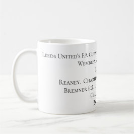 Leeds Uniteds FA Cup-Siegermannschaft, 1972 Kaffeetasse