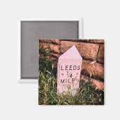 Leeds-Viertelmeile Magnet (Vorderseite/Rückseite)