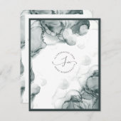 Leeds Watercolor Business Danke Card (Vorne/Hinten)