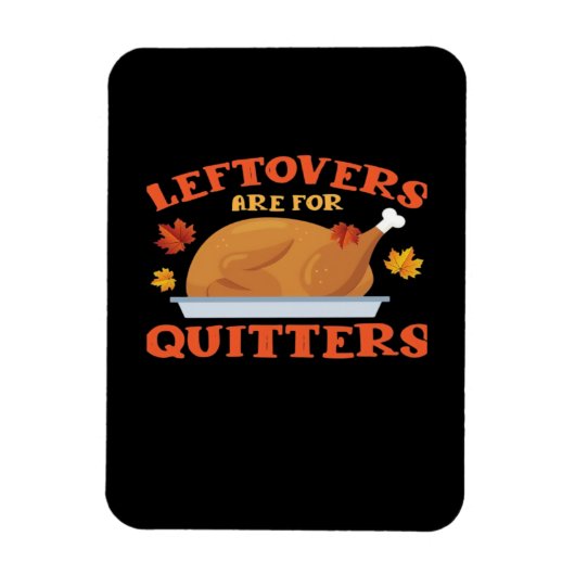 Leeftovers sind für Quitters Classic Creative Läss Magnet (Vertikal)