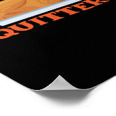 Leeftovers sind für Quitters Classic Creative Läss Poster (Ecke)