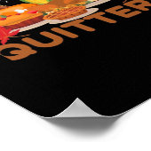 Leeftovers sind für Quitters minimal kreativ Poster (Ecke)